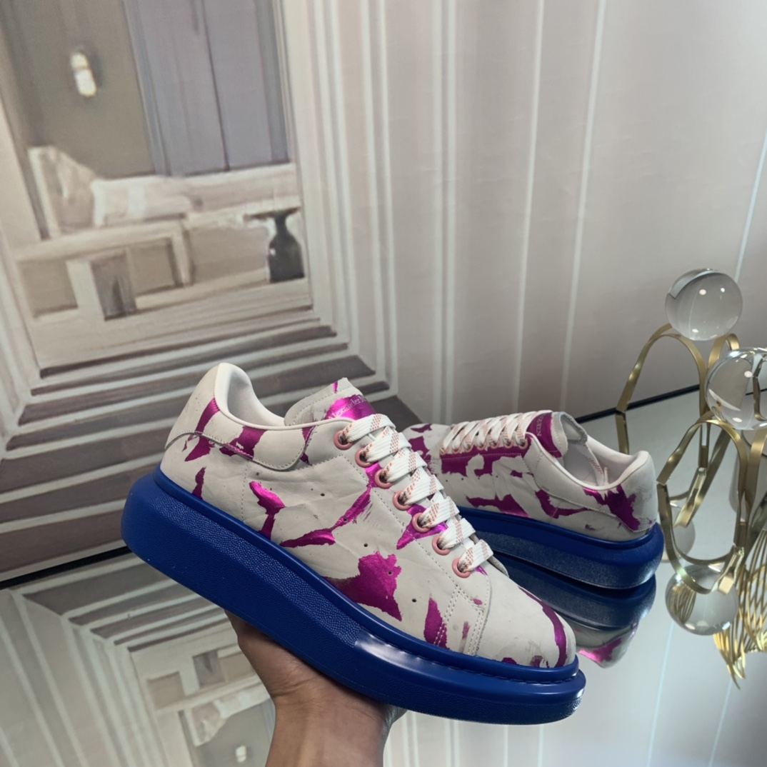 Professional McQueen fábrica. Versión superior. Modelos de pareja: 310Alexander McQUEEN versión alta