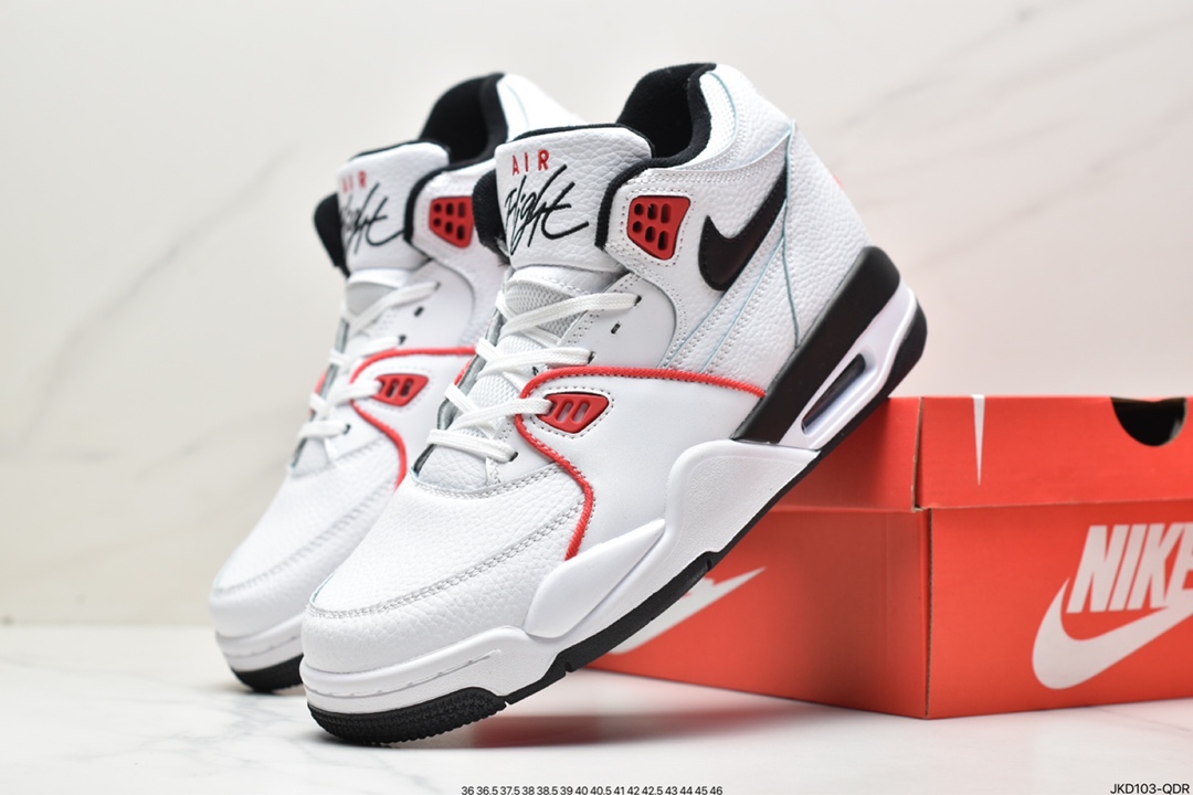 160 耐克Nike Air Flight 89”White/Purple”飞行兄弟89系列中帮篮球“皮革白紫”CN0050-101