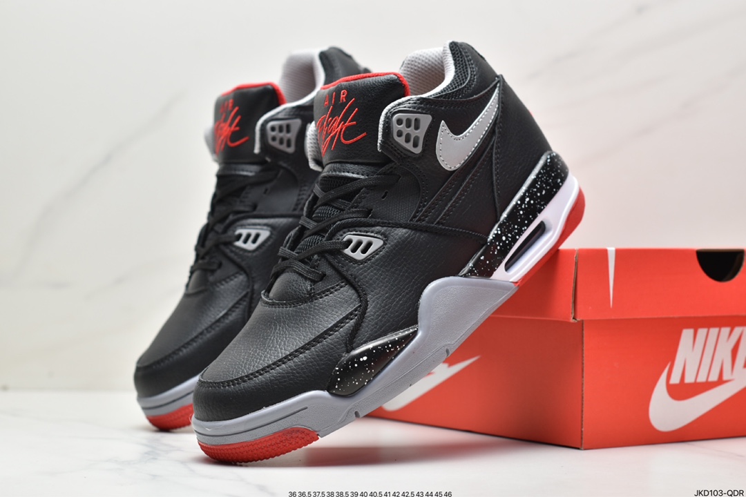 160 耐克Nike Air Flight 89”White/Purple”飞行兄弟89系列中帮篮球“皮革白紫”CN0050-101