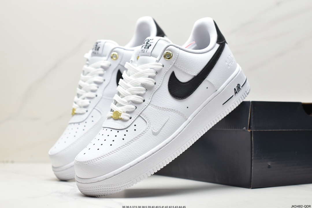 Nike Air Force 1 Low 40th Anniversary White Black Air Force One DQ7658-100