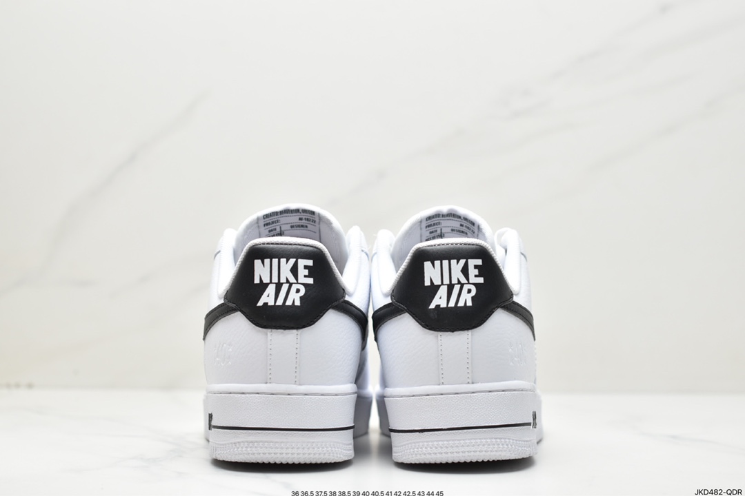 Nike Air Force 1 Low 40th Anniversary White Black Air Force One DQ7658-100