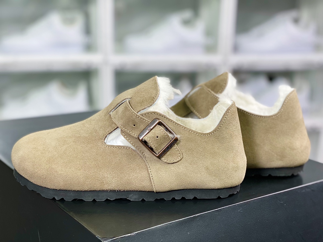 260 Birkenstock London Shearling Suede Leather 伦敦系列1014963