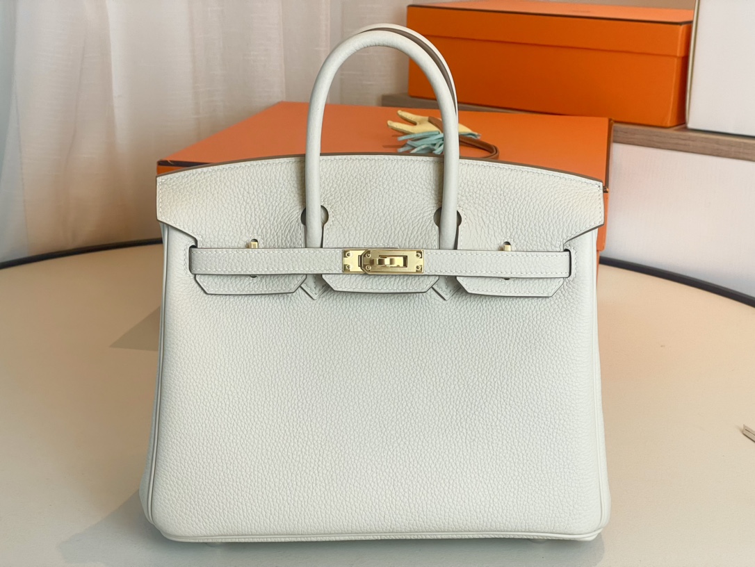 Hermes Birkin Bags Handbags Milkshake White