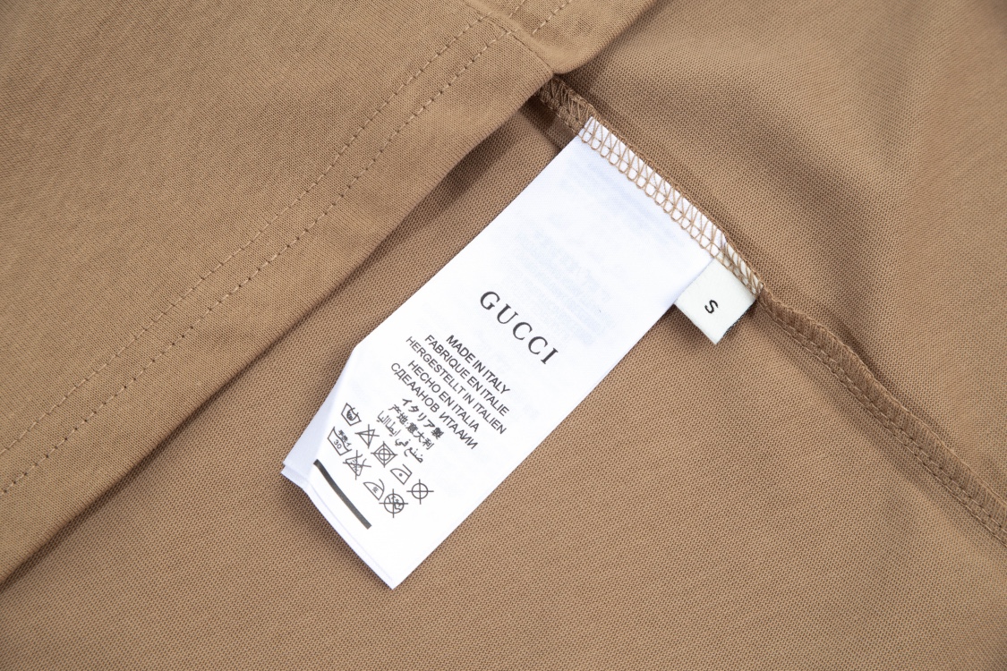 160 Gucci 古驰 23SS春夏新款字母Logo印花短袖