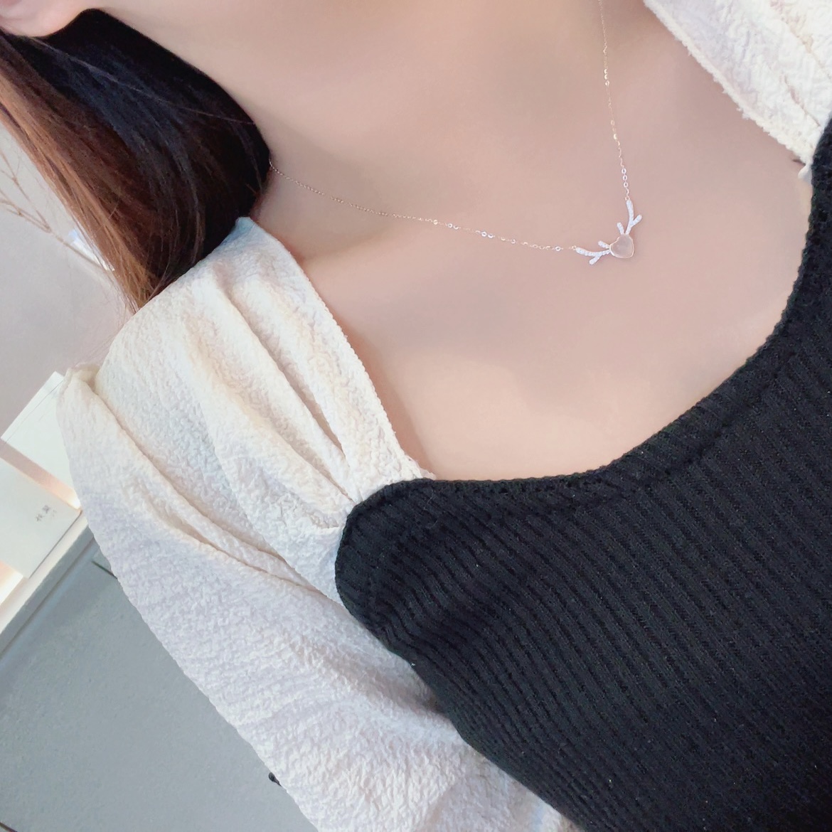 柔らかファインシルバーネックレスシルバー ギフト