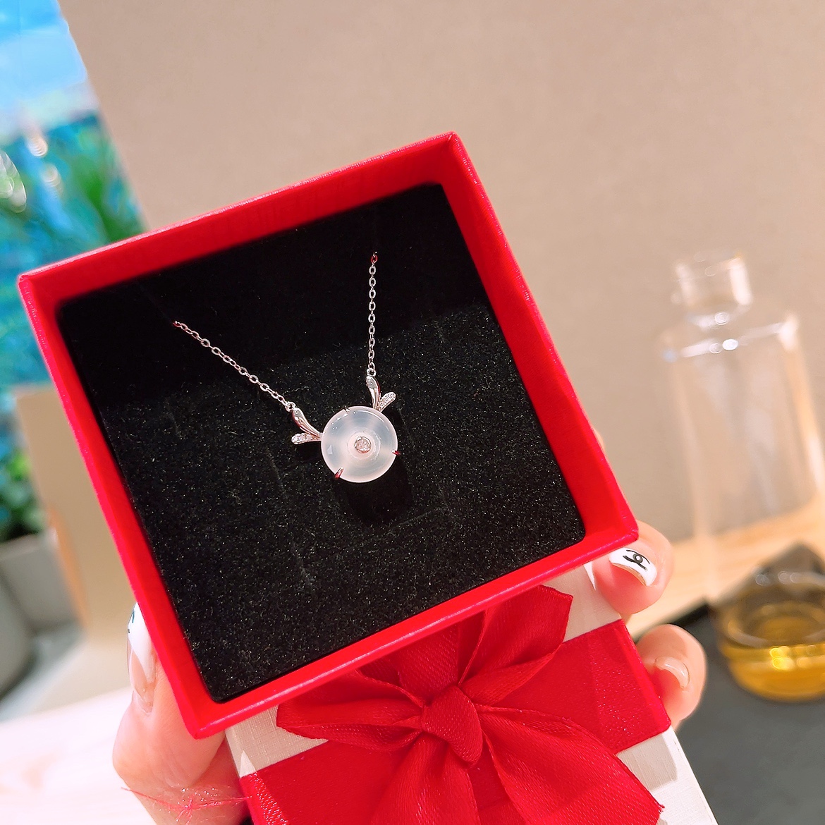 Fine Silver Necklace Chic Mother's Birthday Gold