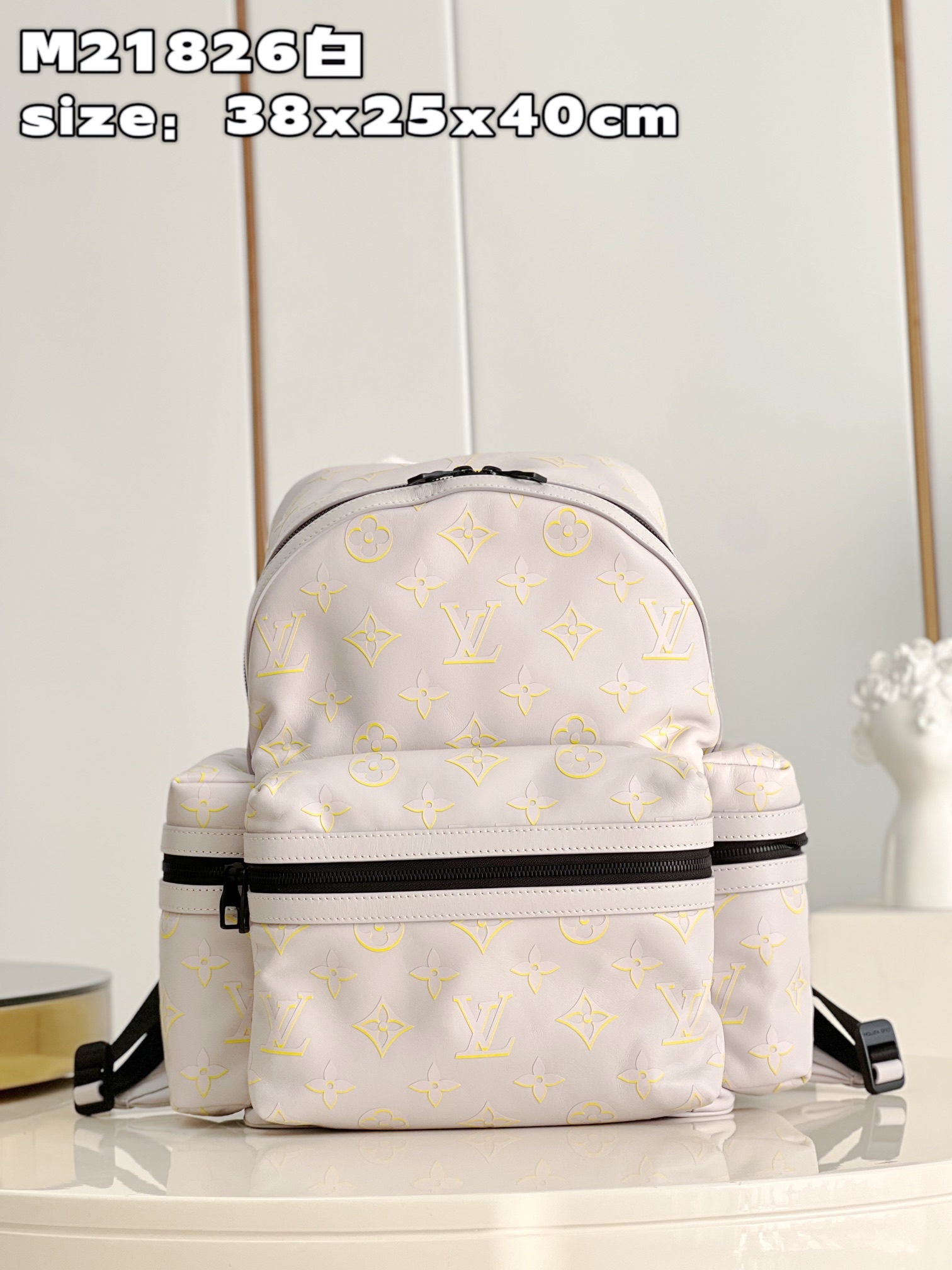 Louis Vuitton LV Discovery Bags Backpack White Printing M21826