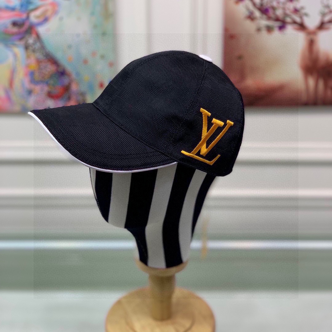 High Quality 1:1 Replica
 Louis Vuitton Hats Baseball Cap Cowhide Fashion