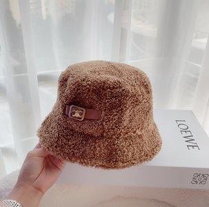 Celine Hats Bucket Hat Straw Hat Lambswool Fall/Winter Collection