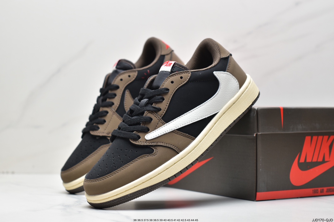 Travis Scott x Air Jordan AJ1 Low QX Barb TS Joint Low Top Sneakers-Top High Quatity Cheap Sneakers Fashion Clothing Clothes Bags handbags Shoes of all Brand wholesale With The best Quality And Beautiful Price from China Factory Chinese suppliers wholesaler seller Travis Scott x Air Jordan AJ1 Low QX Barb TS Joint Low Top Sneakers