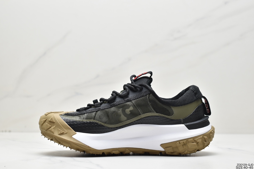 NIKE ACG Mountain Fly 2 Low ”Black/White/Grey/Red” ACG Mountain Fly 2 generation series low help DV7903-104