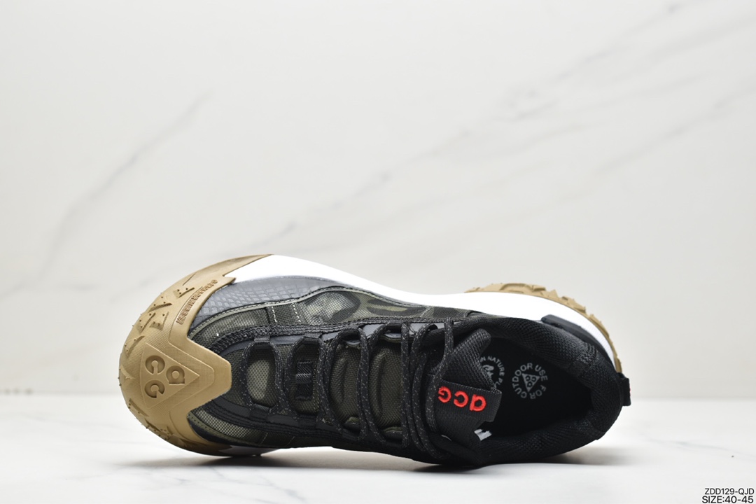 NIKE ACG Mountain Fly 2 Low ”Black/White/Grey/Red” ACG Mountain Fly 2 generation series low help DV7903-104