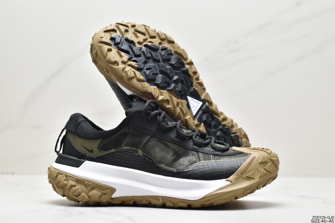 NIKE ACG Mountain Fly 2 Low ”Black/White/Grey/Red” ACG Mountain Fly 2 generation series low help DV7903-104