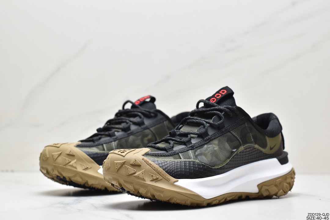 NIKE ACG Mountain Fly 2 Low ”Black/White/Grey/Red” ACG Mountain Fly 2 generation series low help DV7903-104