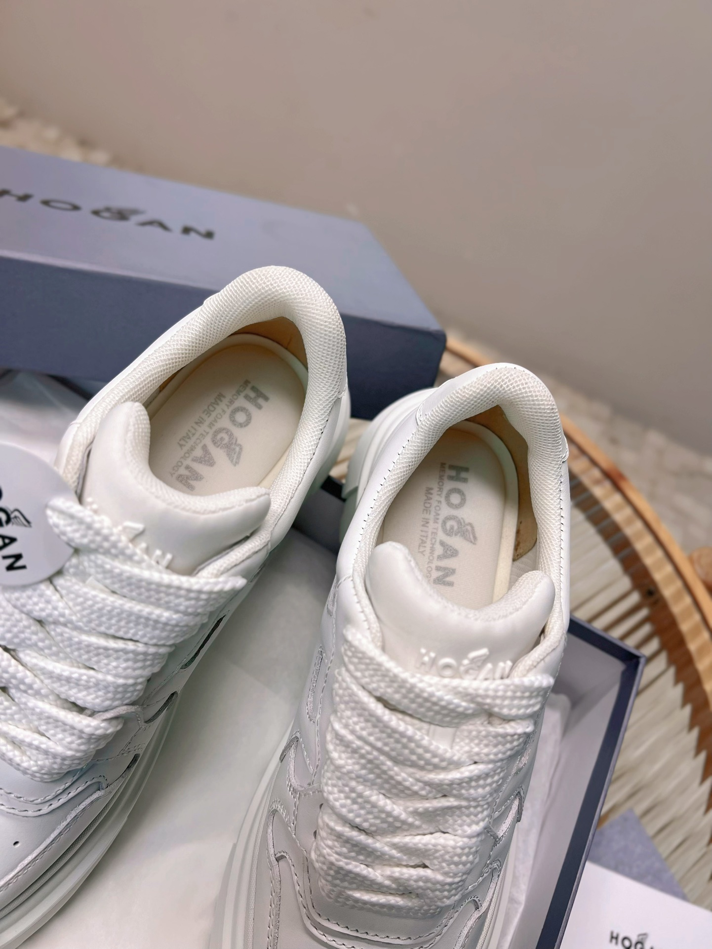 New H629 Series: Stylish Hogan Hogan Shoes with Thick Bottom and Leather Elegance - 图片 8