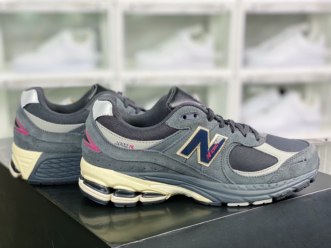 ML2002 Series Retro Daddy Style Casual Sports Jogging Shoes ”Charcoal Gray Pink Beige” M2002RGV