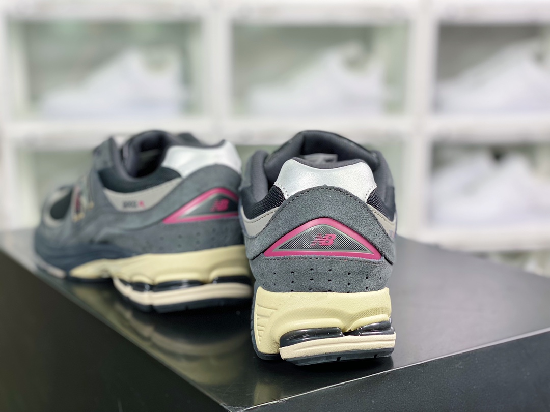 ML2002 Series Retro Daddy Style Casual Sports Jogging Shoes ”Charcoal Gray Pink Beige” M2002RGV