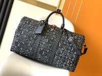 Louis Vuitton LV Keepall Travel Bags Grey Printing M21375