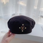 Louis Vuitton Copy
 Hats Berets Black Khaki Cotton Fall/Winter Collection
