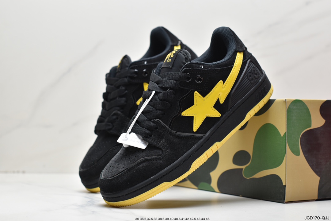 Harajuku trend brand A Bathing Ape BAPE Sk8 Sta Low SK8 series low-top casual sports skateboard shoes