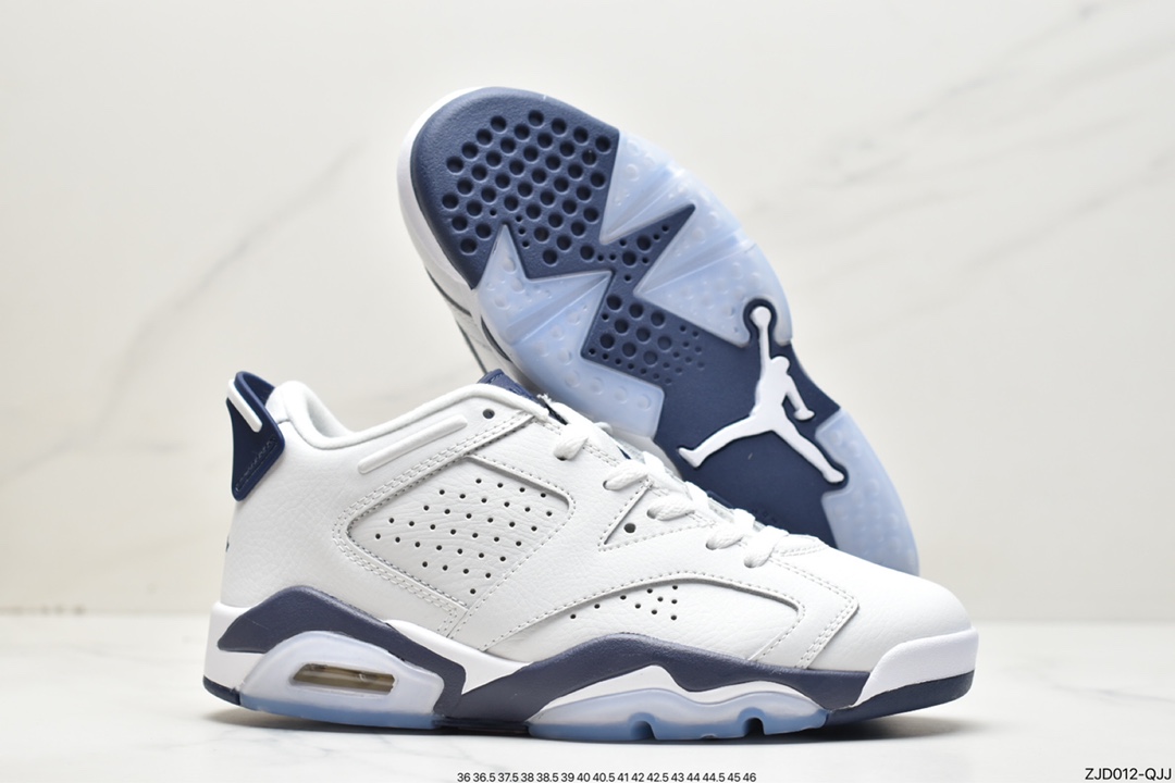 耐克Nike Air Jordan 6 Retro”Midnight Navy”乔丹AJ6代低帮复古休闲文化篮球鞋 CT8529-141