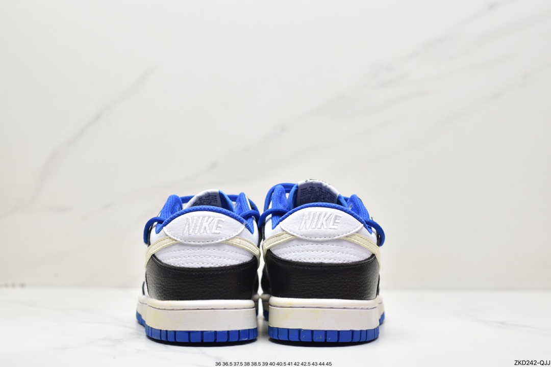 耐克Nike SB Dunk Low”Black/White/Royal”扣篮系列低帮休闲运动滑板板鞋 FD9064-110