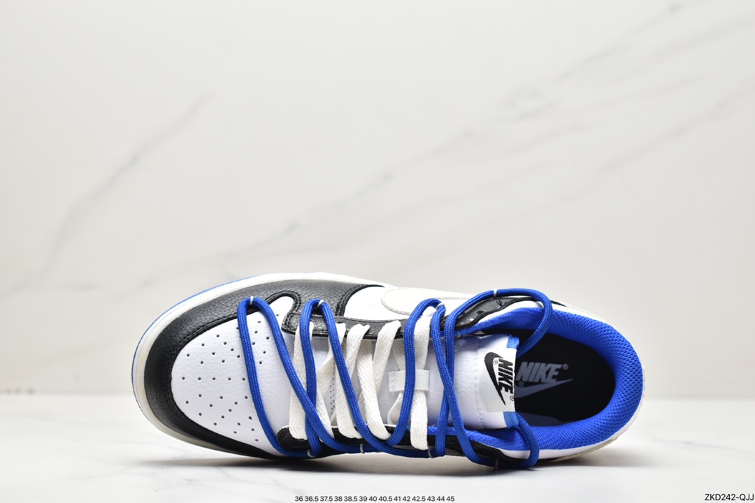 耐克Nike SB Dunk Low”Black/White/Royal”扣篮系列低帮休闲运动滑板板鞋 FD9064-110