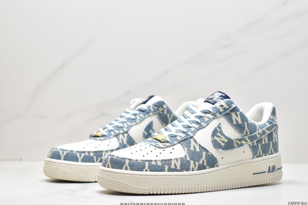 Nike Air Force 1 Low 07 washed denim hole CW1888-611