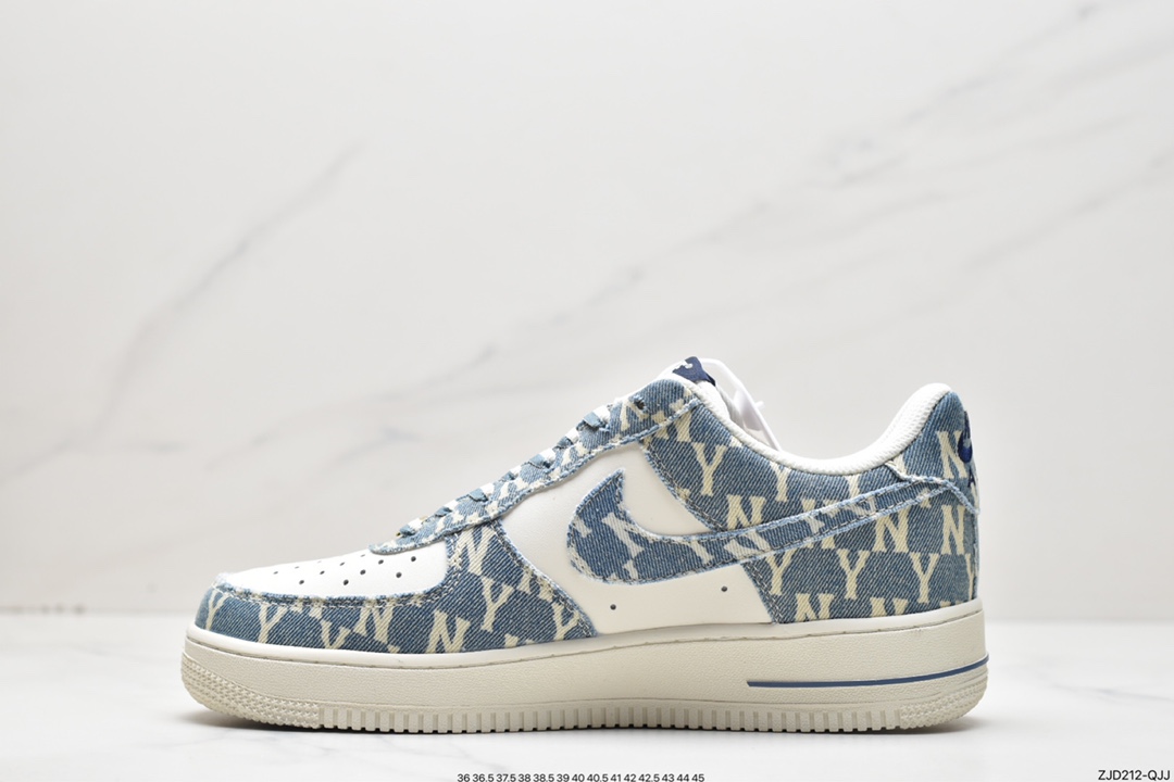 Nike Air Force 1 Low 07 washed denim hole CW1888-611