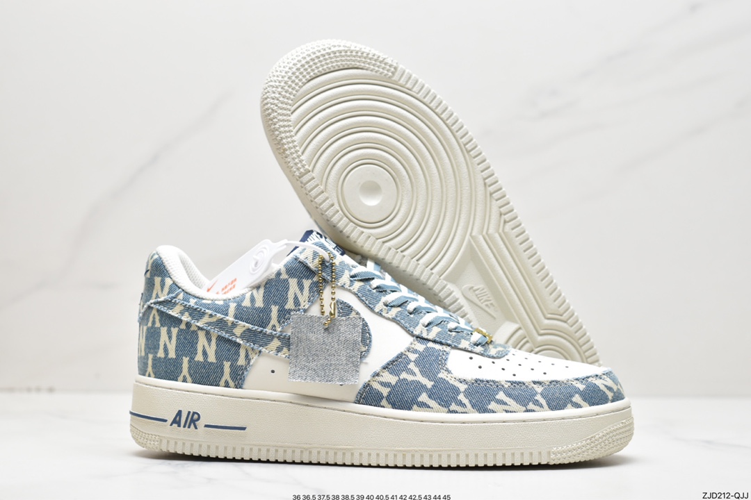 Nike Air Force 1 Low 07 washed denim hole CW1888-611