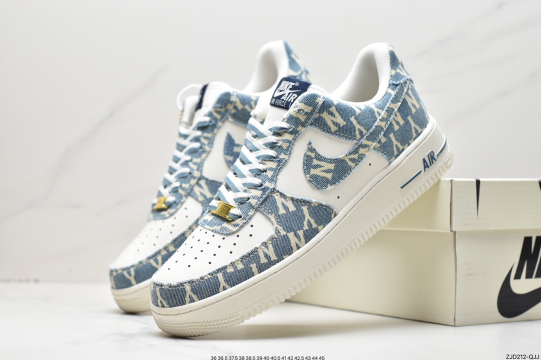 Nike Air Force 1 Low 07 washed denim hole CW1888-611