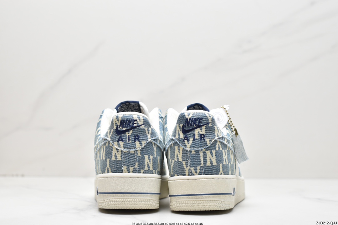 Nike Air Force 1 Low 07 washed denim hole CW1888-611