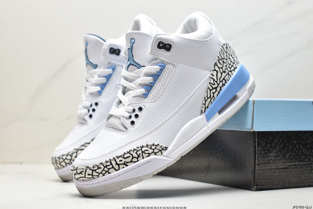耐克Nike Air Jordan 3 Retro”Knicks”迈克尔·乔丹AJ3代中帮复古休闲运动文化篮球鞋 CT8532-104