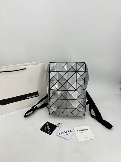 High Quality Designer Issey Miyake Bags Backpack Silver