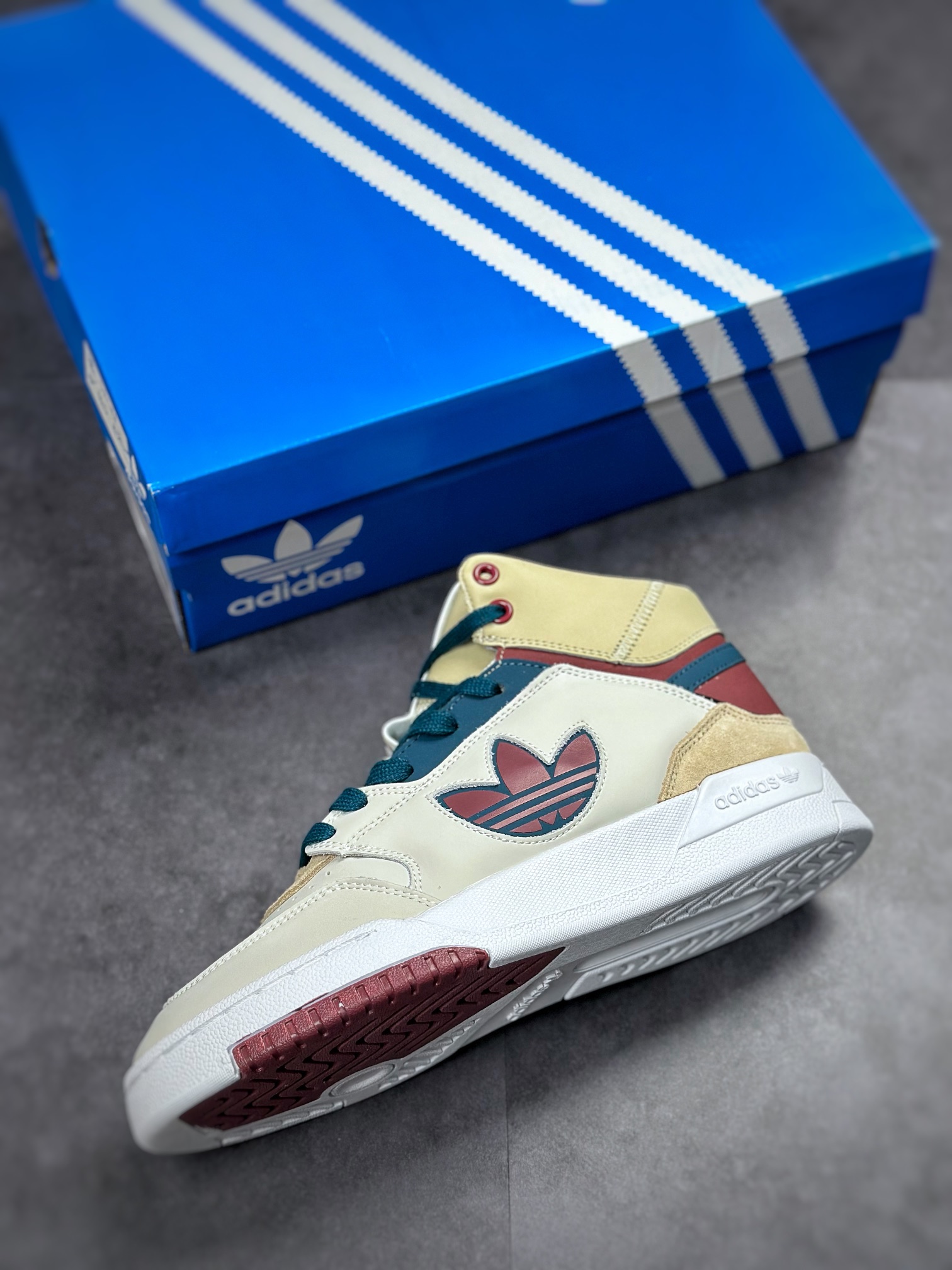 Overseas channel version original box original label Adidas Drop Step high-top classic campus retro sneakers GV9326