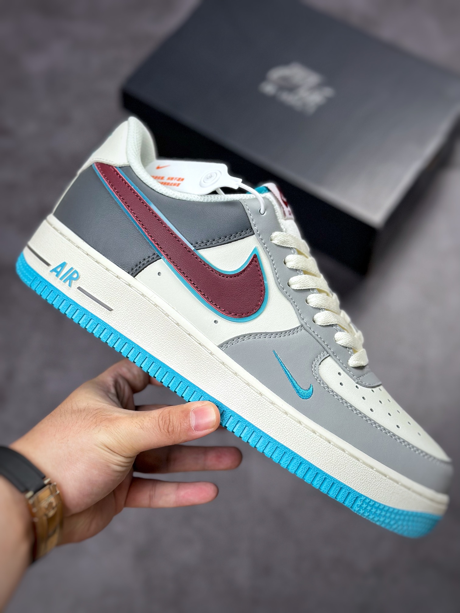 Nike Air Force 1 Low 07 灰胭脂 LJ8822-666