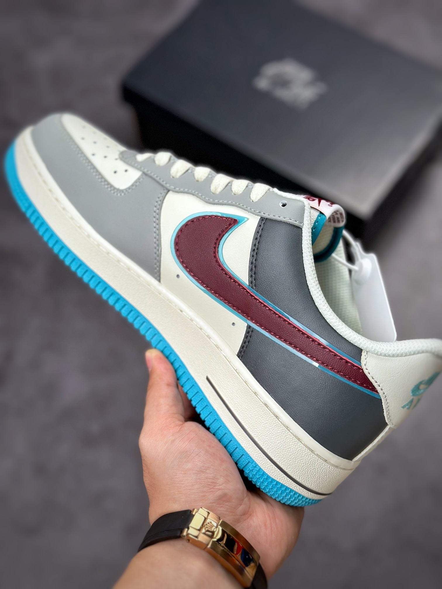 Nike Air Force 1 Low 07 灰胭脂 LJ8822-666