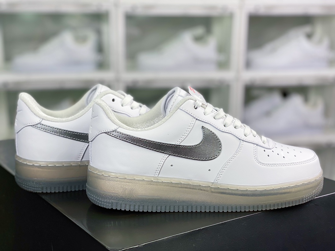 200  Air Force 1’07 Low”Metallic Silver”空军一号“白金属银钩子”DZ6755-100