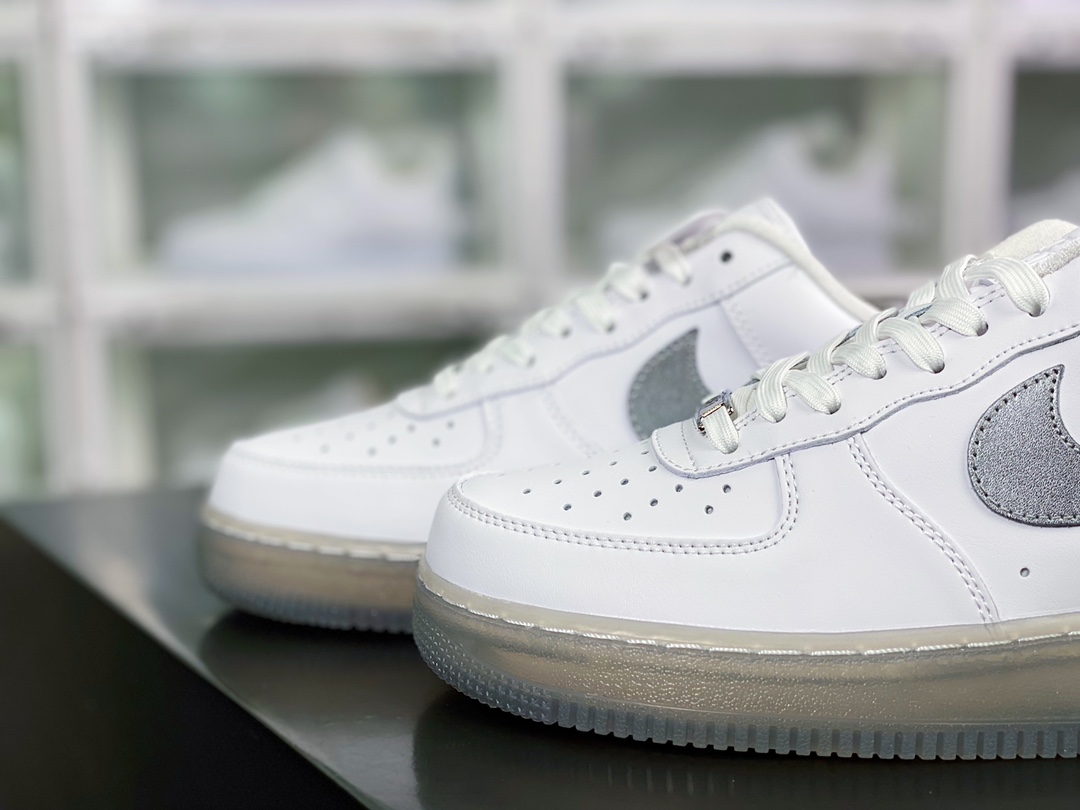 200  Air Force 1’07 Low”Metallic Silver”空军一号“白金属银钩子”DZ6755-100