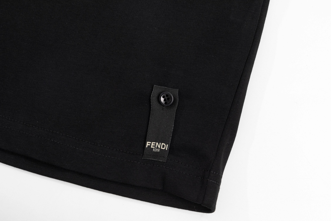 BJK New FD Classic Cotton T-Shirt with Eye Logo for Men and Women - 图片 7