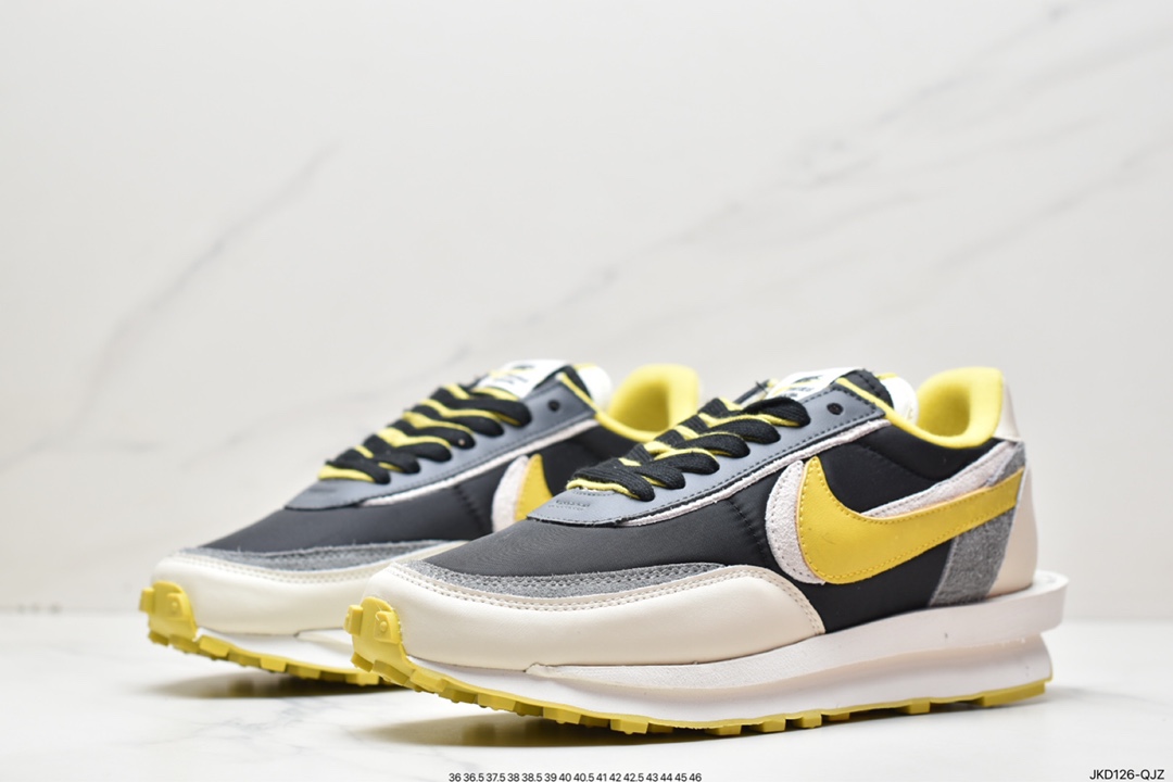 耐克Nike LDWaffle”Wolf Grey”重叠设计前慢跑鞋 DJ4877-300