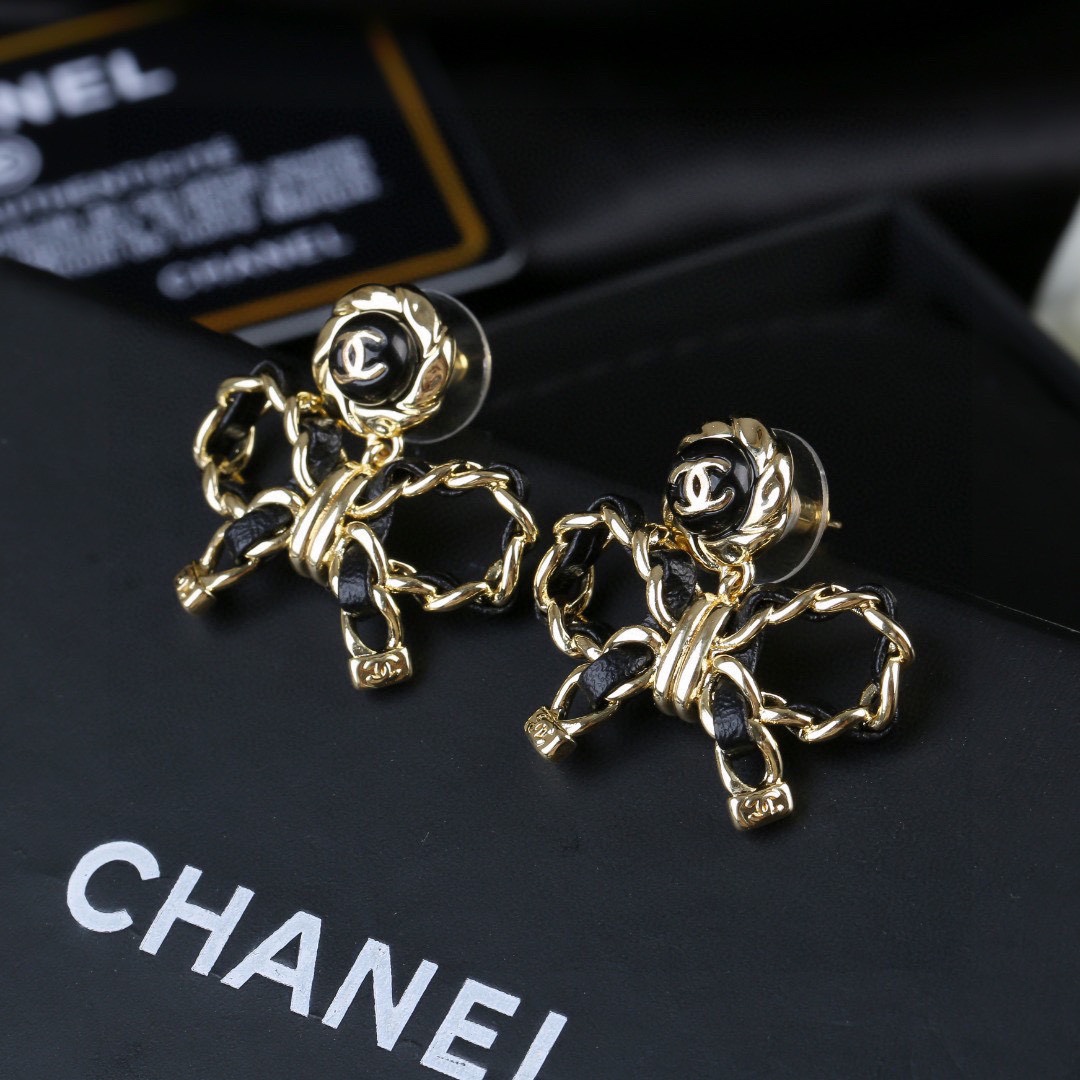 Designer Replica
 Chanel AAA
 Jewelry Earring Lambskin Sheepskin
