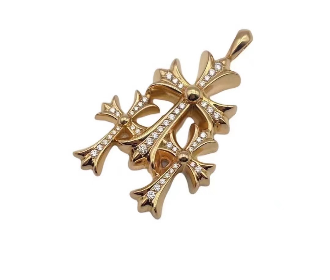 Gold-plated custom with diamond setting