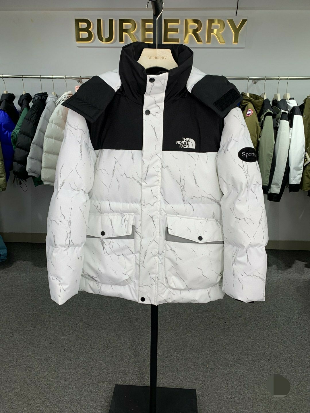 205 THE NORTH FACE 北面 冬季新款 中长款羽绒棉服高品质