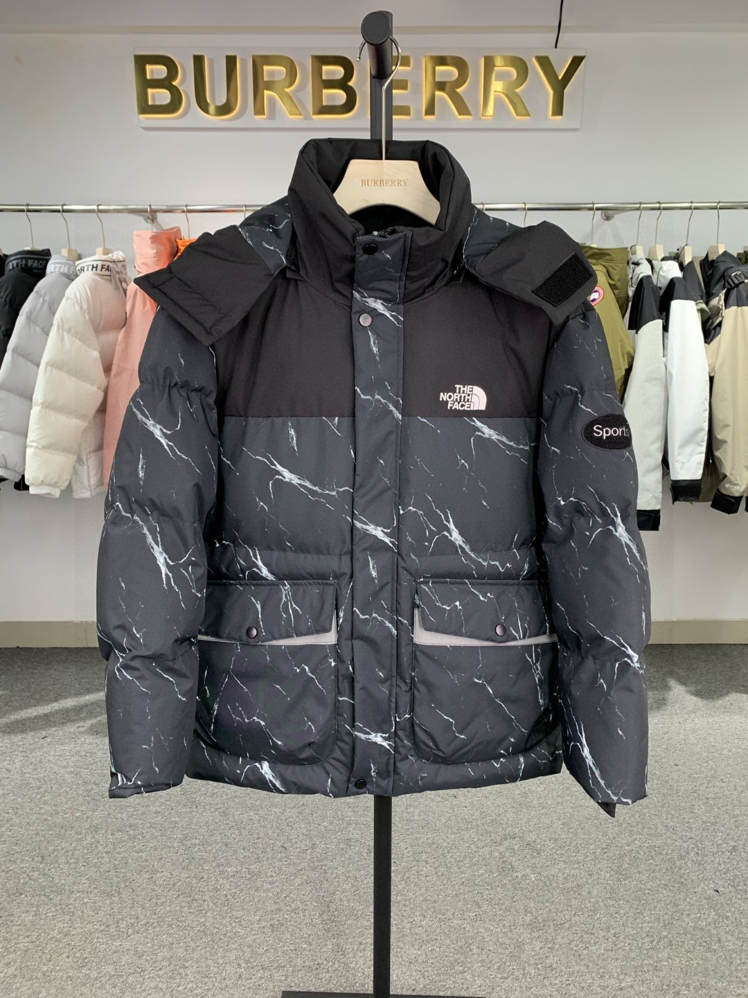 205 THE NORTH FACE 北面 冬季新款 中长款羽绒棉服高品质