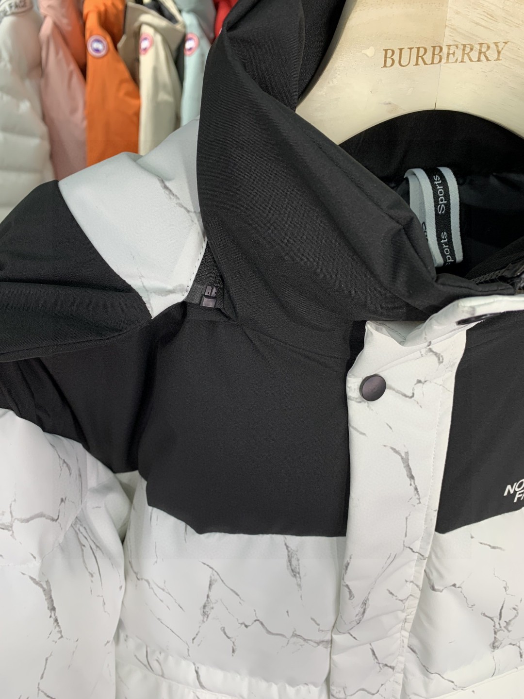 205 THE NORTH FACE 北面 冬季新款 中长款羽绒棉服高品质