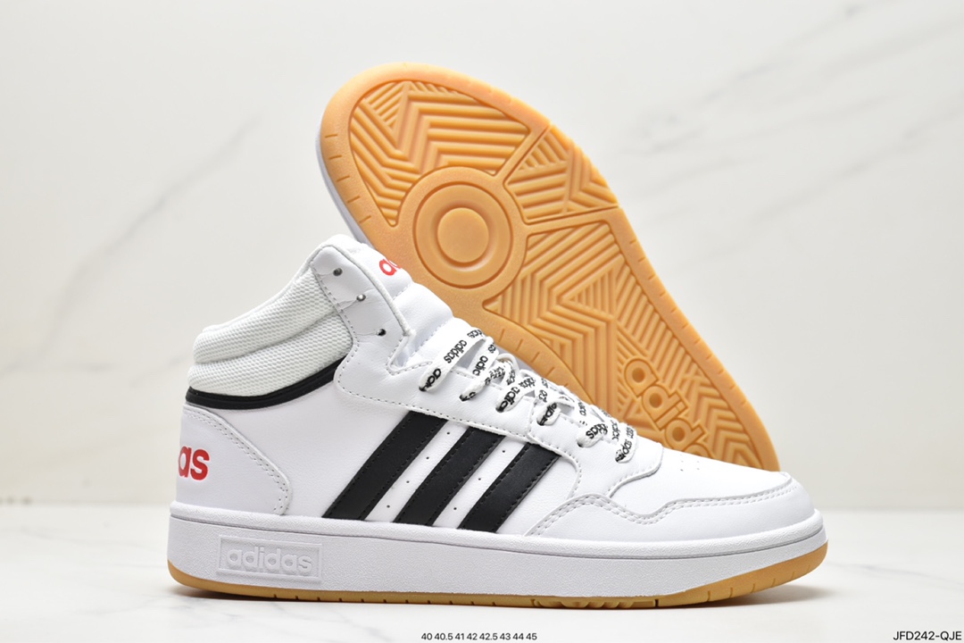 ”,clover adidas HOOPS 3.0MID Rome series low top sneakers GY5543”