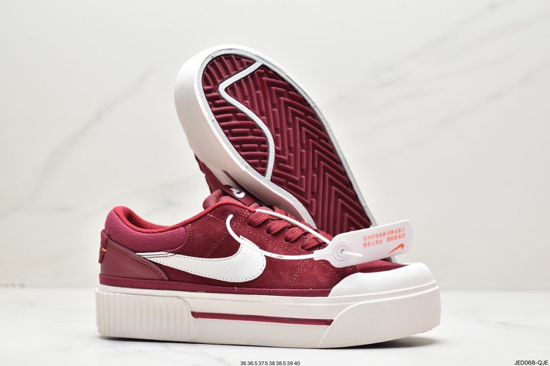 150 耐克Nike Court Legacy学院产物系列系列低帮经典百搭休闲运动小白板鞋 DM7590-602