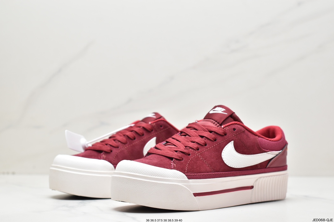 150 耐克Nike Court Legacy学院产物系列系列低帮经典百搭休闲运动小白板鞋 DM7590-602