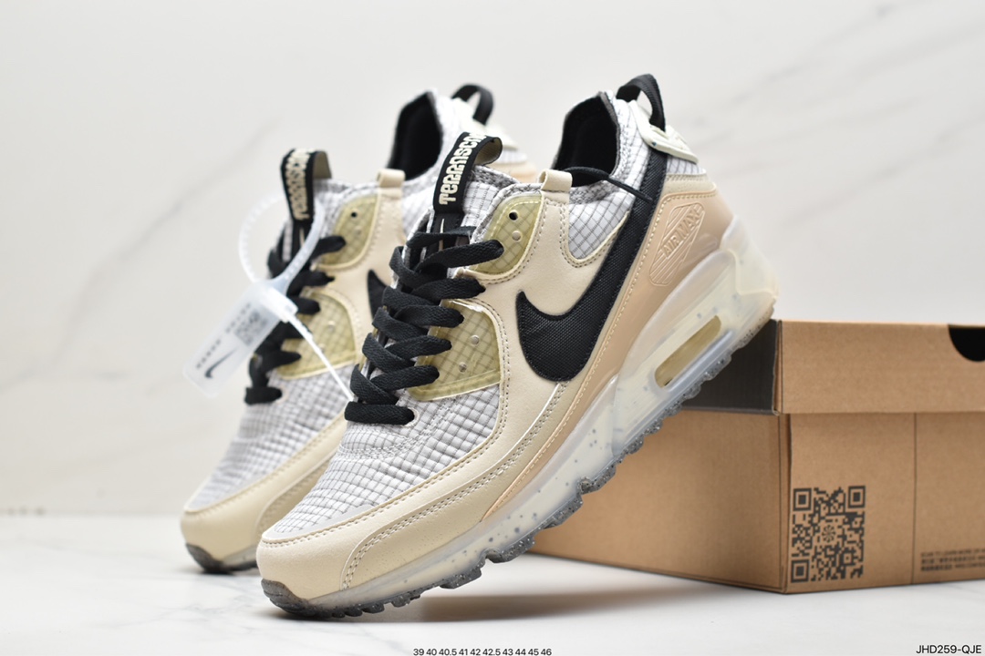 190 Nike Air Max Terrascape 90”Light Bone”山川地形慢跑鞋“牛津布骨白果冻底”DH0973-002
